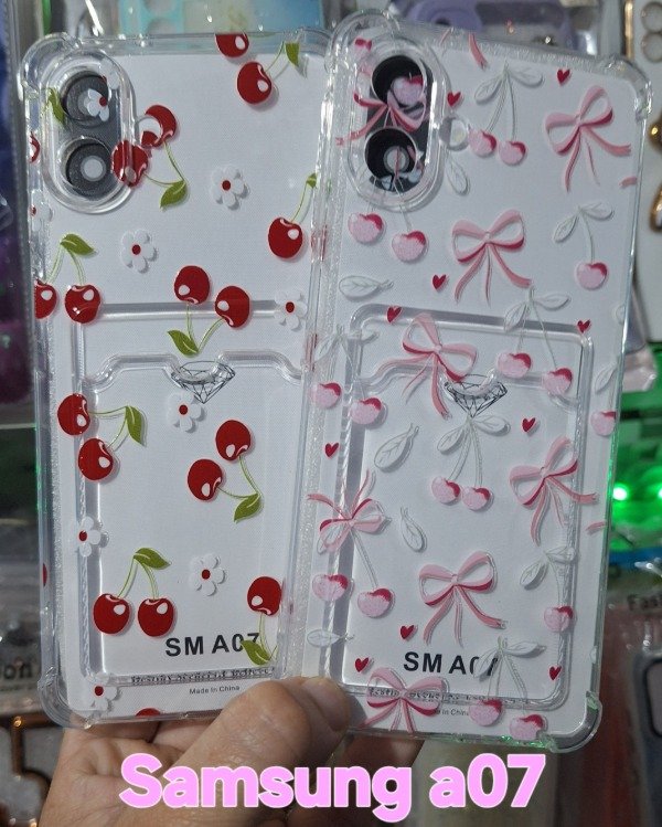 Producto - Fundas porta tarjeta diseño. Samsung a07