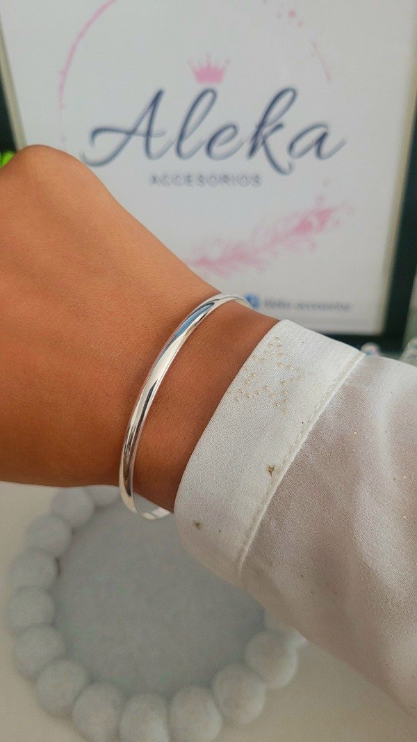 Producto - Esclava lisa (65mm )de acero blanco