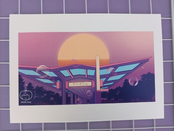 Producto - Lámina City Pop - Estación Santa Fe