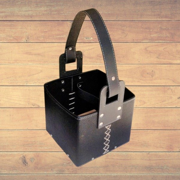 Producto - Canasta matera simil cuero.