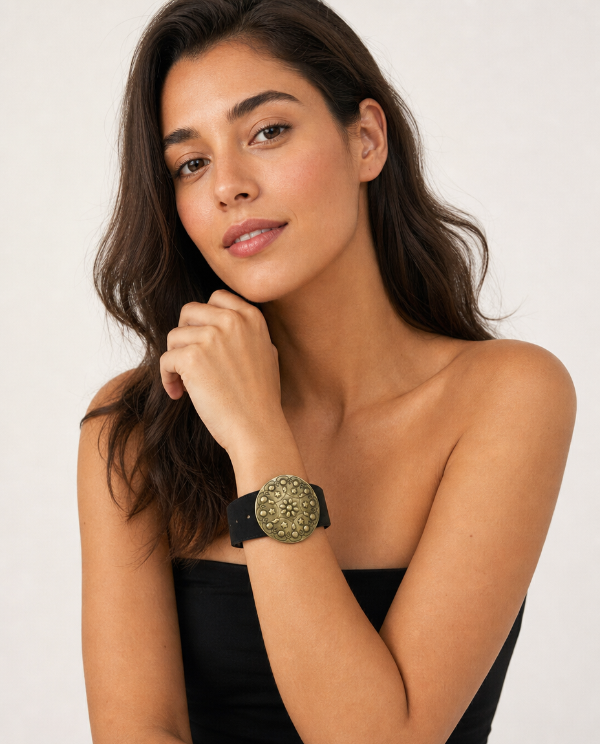 Producto - FAJA ELASTIZADA HEBILLA CIRCULAR LABRADA