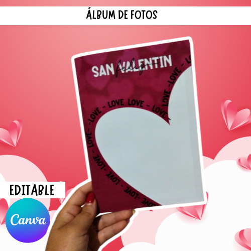 Producto - ALBUM DE FOTOS- SAN VALENTIN