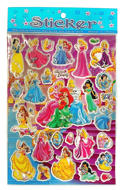 Producto - Sticker princesas de disney