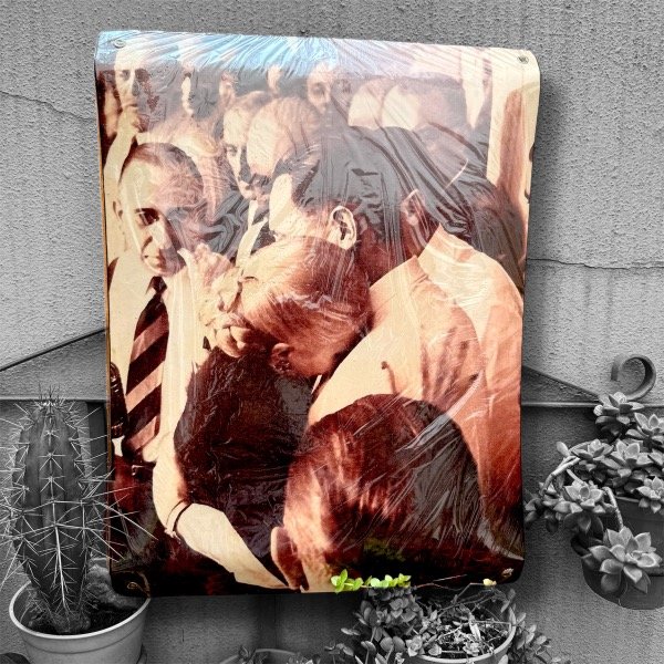 Producto - Chapa Abrazo Peronista rectangular