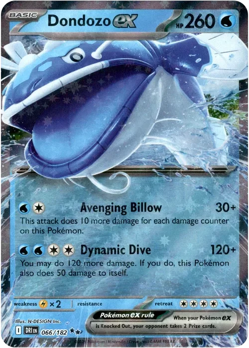 Producto - Dondozo ex - 066/182 - Destined Rivals - Holo