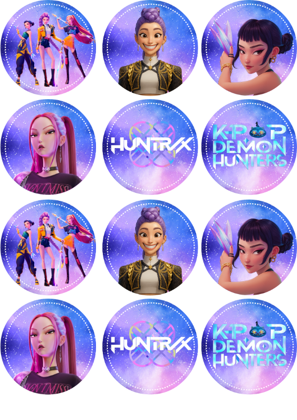 Producto - STICKERS GUERRERA KPOP X 12