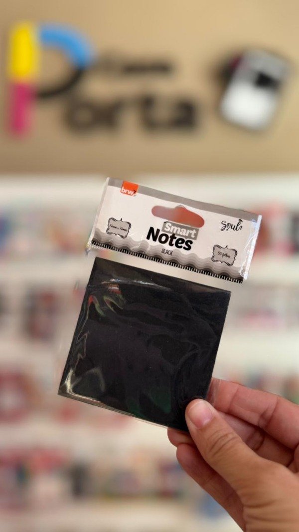 Producto - Notas autoadhesivas negras BRW