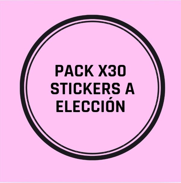 Producto - Pack x30 stickers a elección