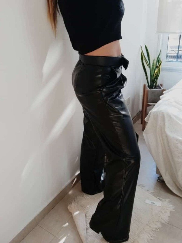 Producto - Pantalón engomado tiro alto - 1