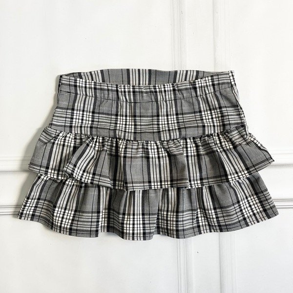 Producto - Mini Falda cuadrille Volados Talle XS al M NUEVA