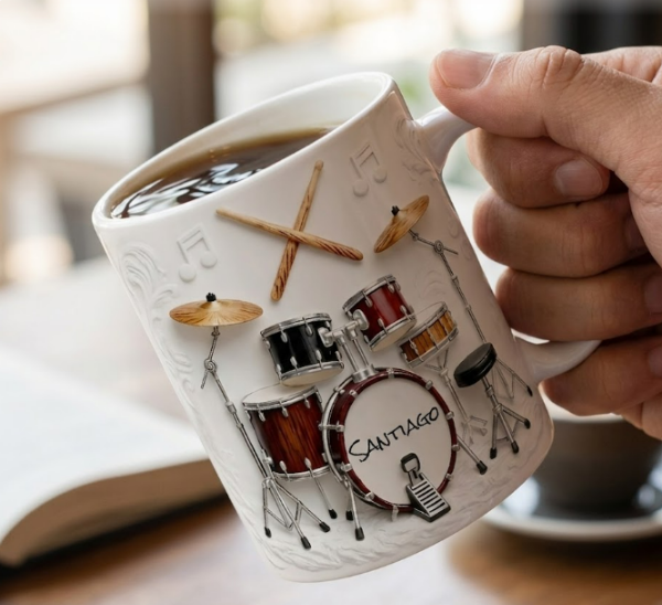 Producto - taza bateria personalizada con nombre