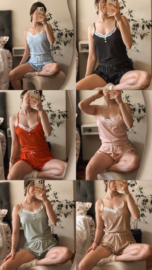 Producto - Pijama Bruna short + musculosa