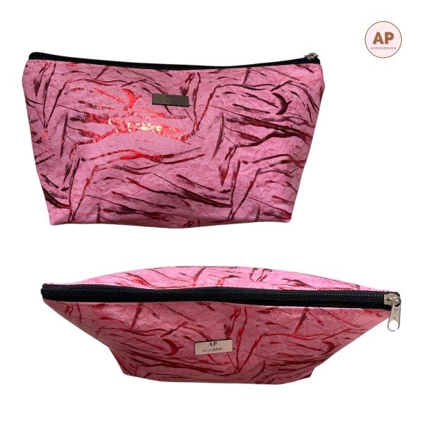 Producto - NECESER CUERINA XL ROSA CEBRA