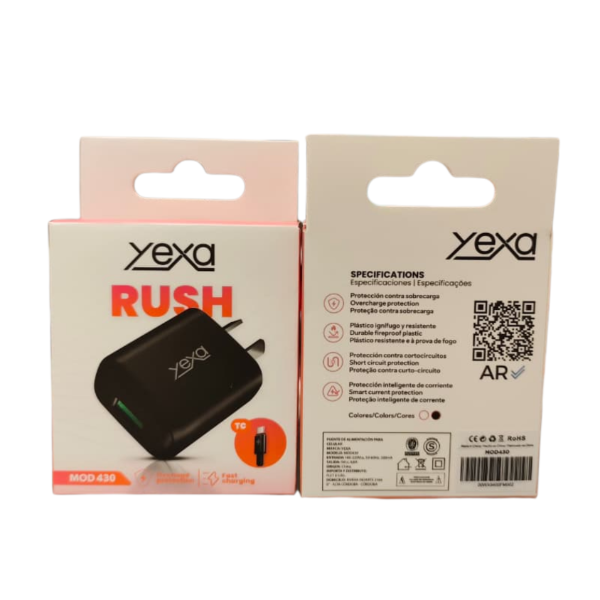 Producto - CARGADOR TIPO C RUSH YEXA