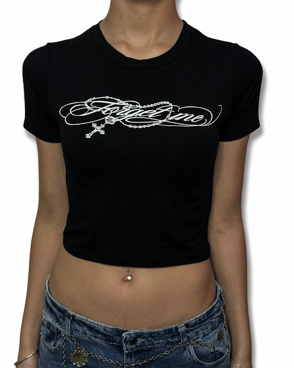 Producto - Remera Cross Script Y2K - 2