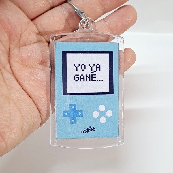 Producto - Llavero - Yo ya gané - celeste