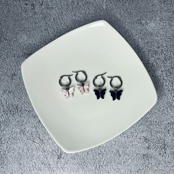 Producto - Argollitas AQ Mariposa#3
