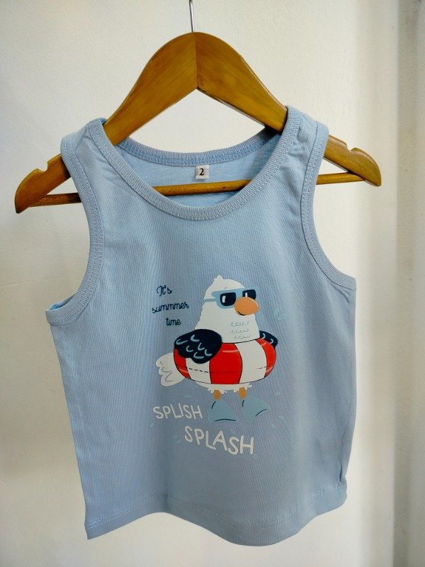 Producto - ARTICULO 307 - G- MUSCULOSA DE ALGODON ESTAMPA DTF PATITO