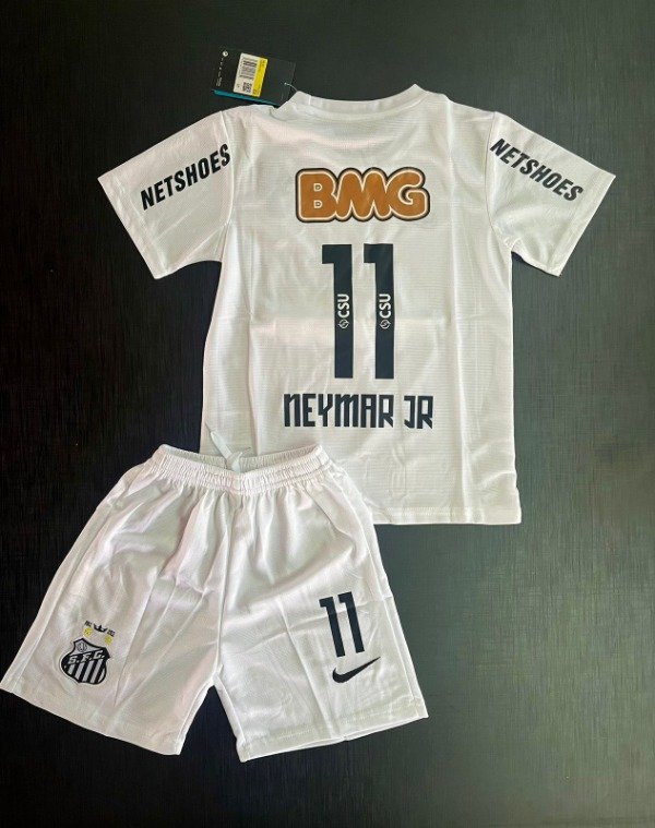 Producto - Kit Niño RETRO Santos 2010/11 Titular Neymar Jr 11
