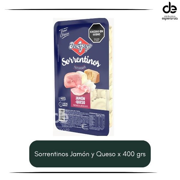 Producto - Sorrentinos mozz/jamon x 400 g