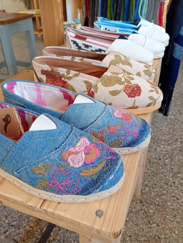 Producto - Alpargatas de jean reciclado