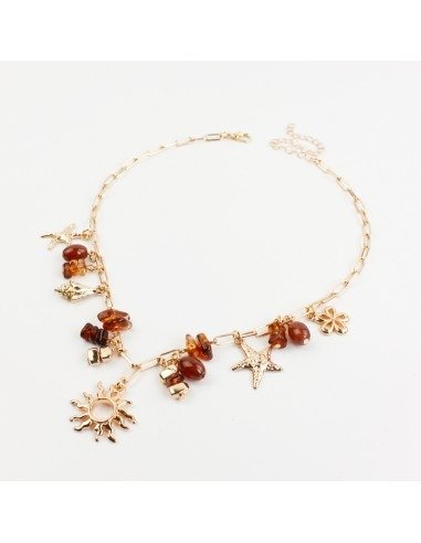 Producto - Collar Golden Sun Charms