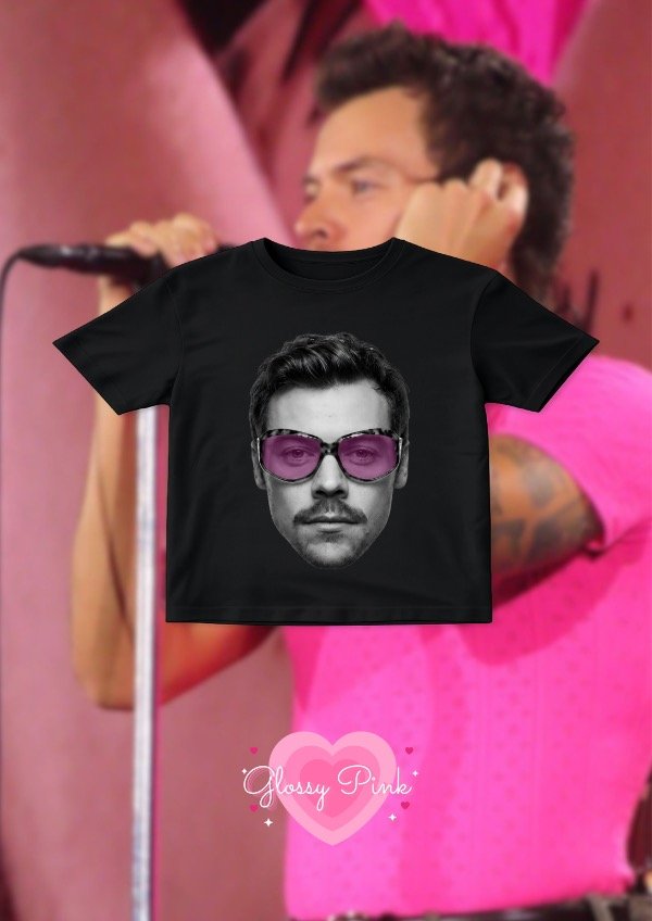 Producto - Baby Tee Harry Pink Sunglasses - DTF