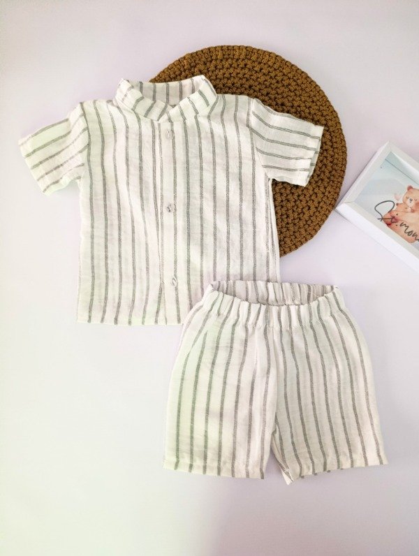 Producto - Conjunto de lino blanco