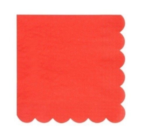 Producto - SERVILLETA SCALLOP ROJO X 20