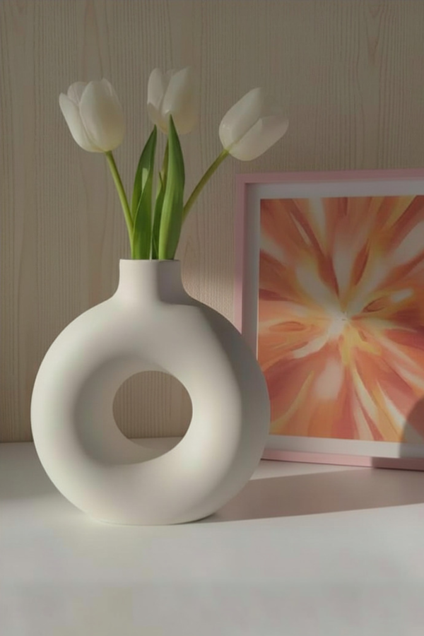 Producto - Florero Circular para Flores Artificiales