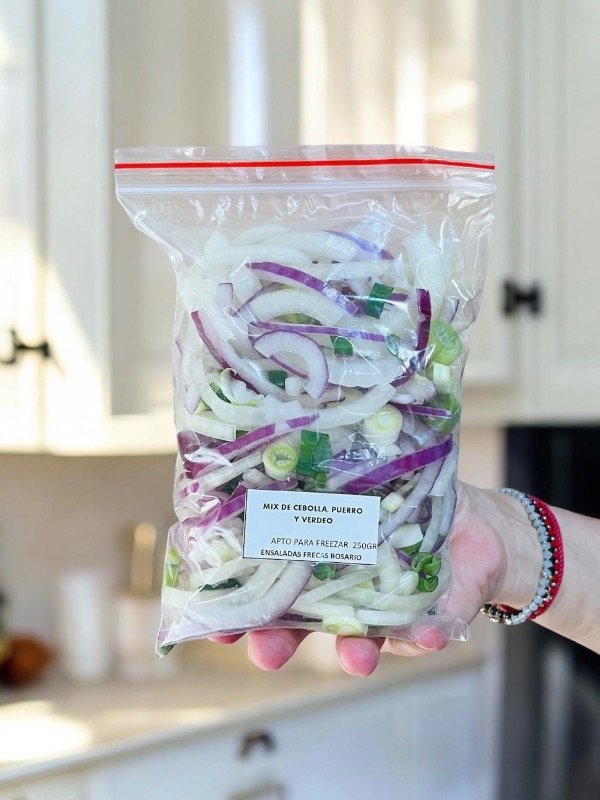 Producto - Mix de cebolla,  verdeo y puerro 250gr