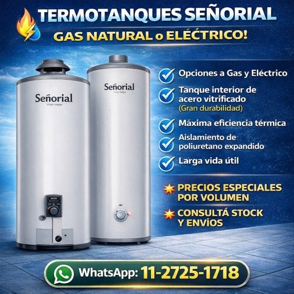 Producto - Termotanque SEÑORIAL 85 L / Gas Natural
