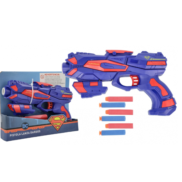 Producto - PISTOLA LANZA DARDOS SUPERMAN - 1