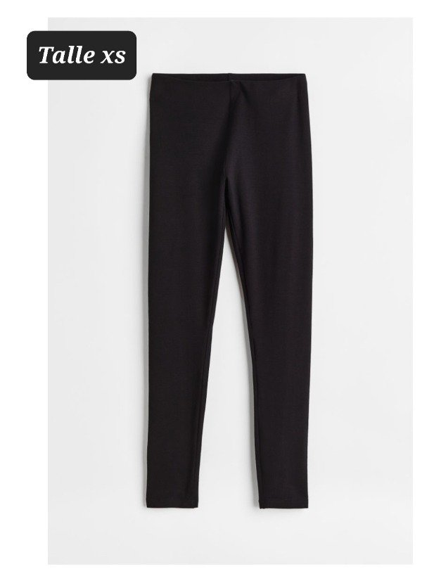 Calza HyM talle XS negra