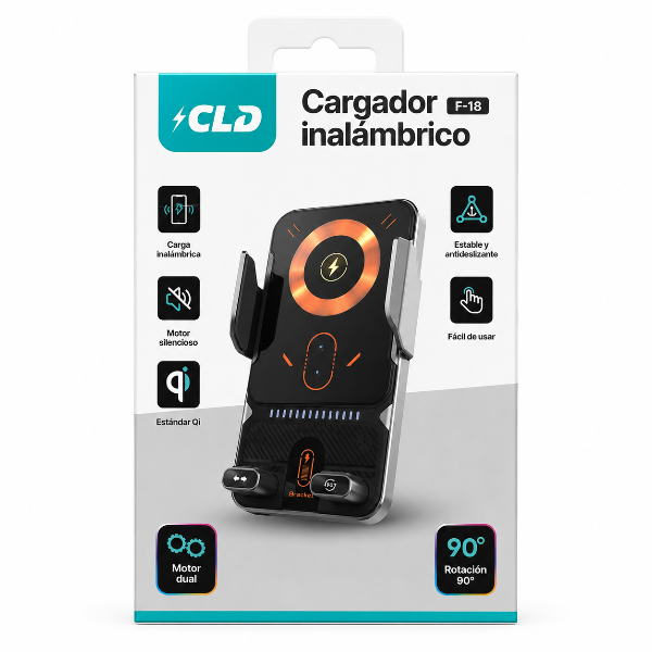 Producto - SOPORTE Y CARGADOR INALÁMBRICO PARA AUTO
