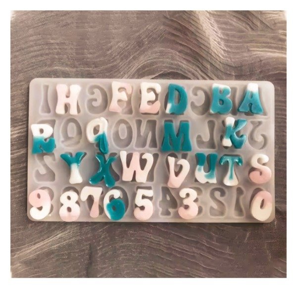 Producto - Molde de letras y números