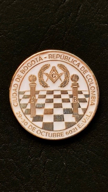 Producto - Medalla del Primer Encuentro Masónico Grupo America Unida - 2