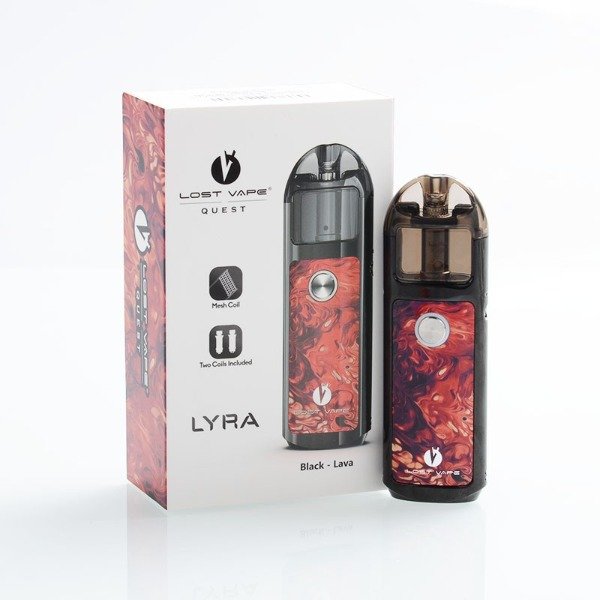 Producto - LOST VAPE LYRA POD KIT - BLACK LAVA