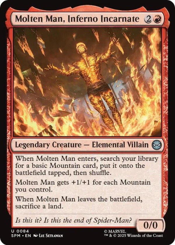 Producto - Molten Man, Inferno Incarnate #84  Marvel's Spider-Man