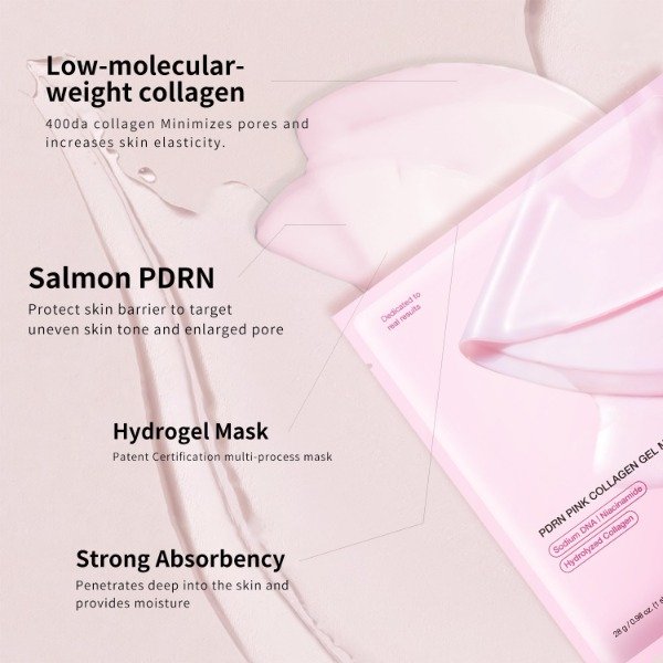 Producto - Mascara de Gel Salmon PDNR Pink Collagen Unidad - 2
