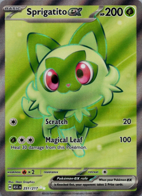 Producto - Sprigatito ex (251/217) [Mega Evolution: Ascended Heroes]