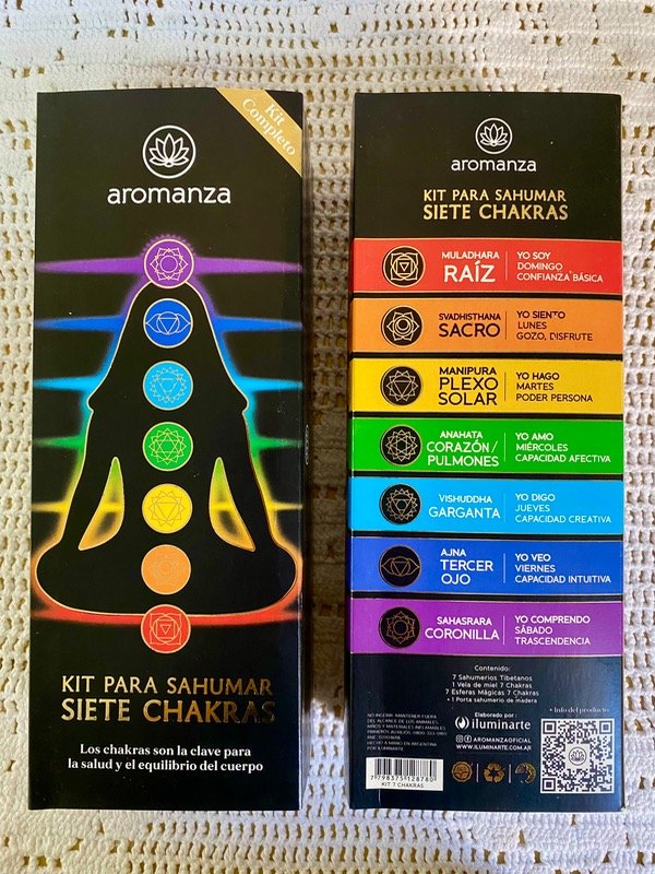 Producto - Kit para Sahumar 7 Chakras - Aromanza