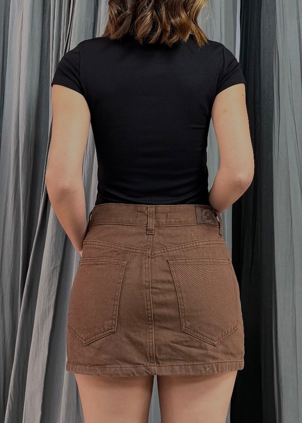 Producto - Short Pollera Cacao - 2