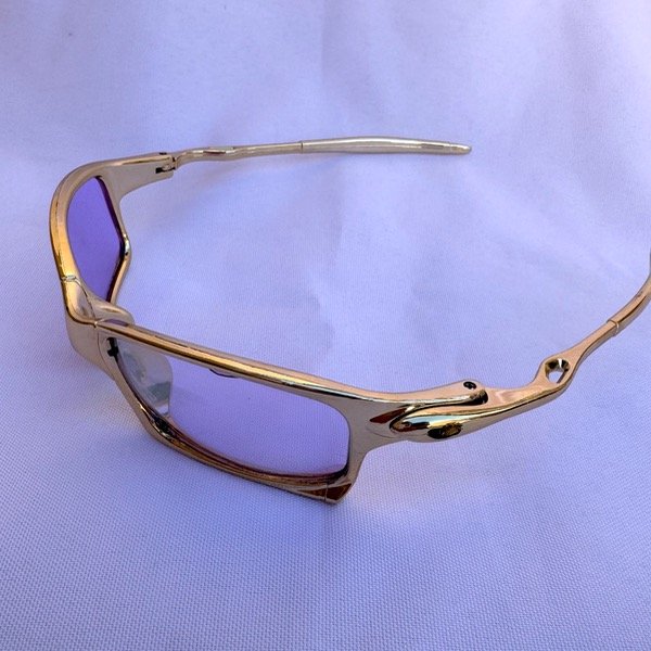 Producto - LENTES BR TOTAL PLASTIC DORADOS CON LENTE VIOLETA