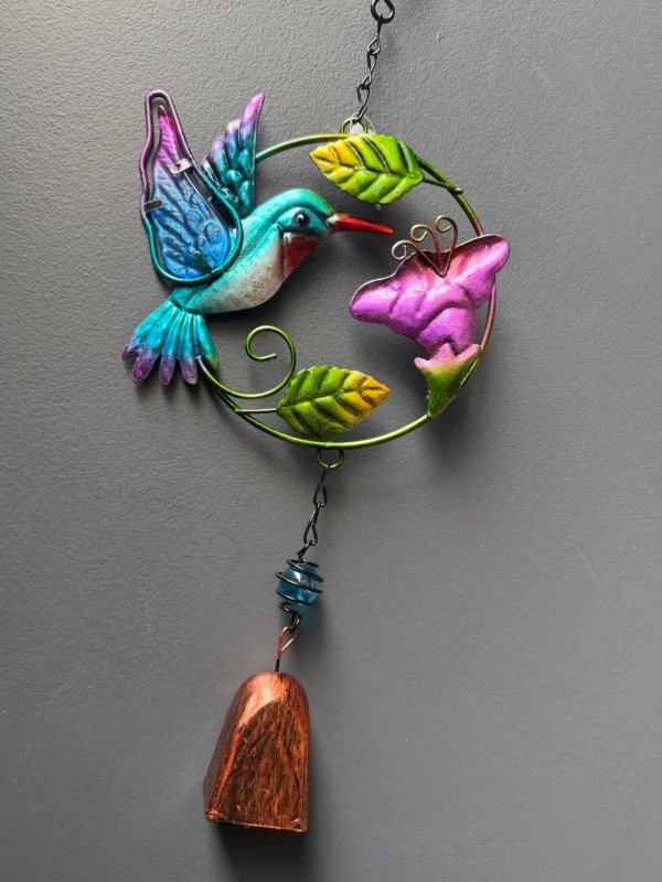 Producto - Colibrí con campana- celeste (Efectivo: 13.200)