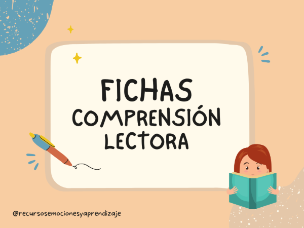 Producto - Fichas COMPRENSIÓN LECTORA