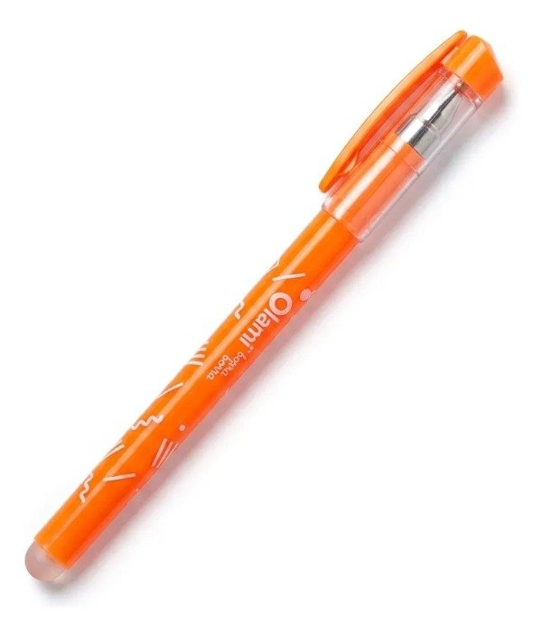 Producto - Lapicera Borrable Olami Borra Borra Delgado GB155 Naranja - 1