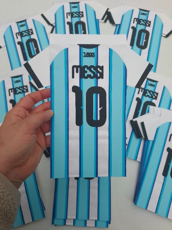 Producto - BOLSITAS GOLOSINERAS CAMISETA ARGENTINA 2026 MESSI - 1