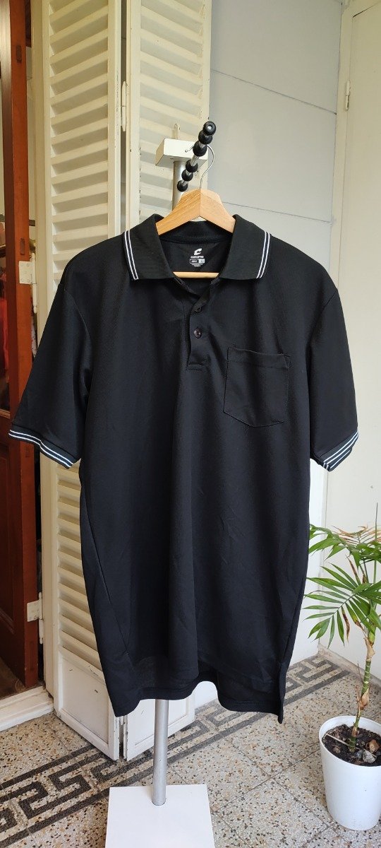 Producto - Chomba Champro negra, talle L
