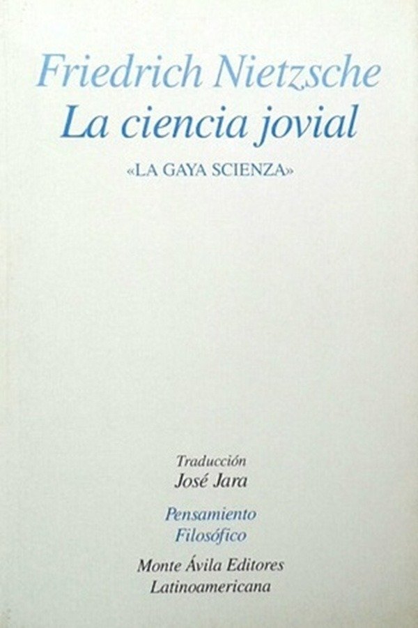 Producto - La ciencia jovial - La gaya scienza / Friedrich Nietzsche
